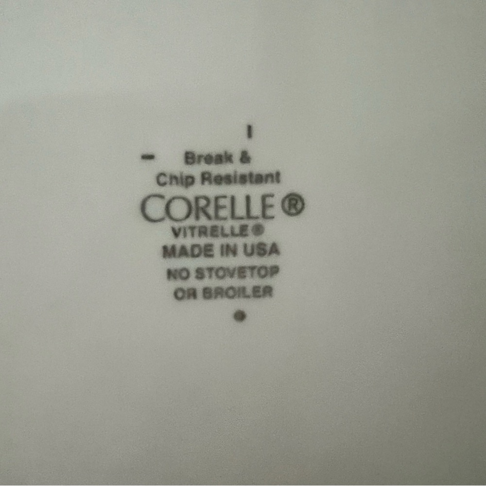 Corelle - Set of 4 Vitrelle Garden Getaway Black and White Floral Dinner Plates - Picture 4 of 4